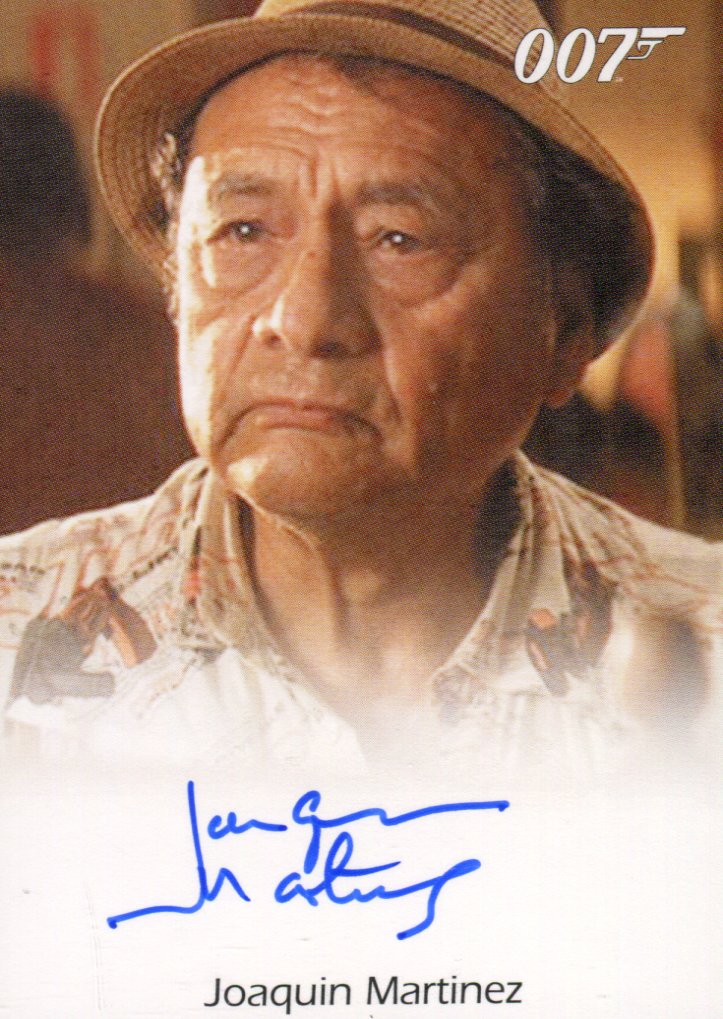 James Bond 50th Anniversary Series Two Joaquin Martinez Autograph Card   - TvMovieCards.com