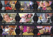 Star Trek TOS The Original Series Heroes Villains Kirk's Battles Chase Card Set - TvMovieCards.com