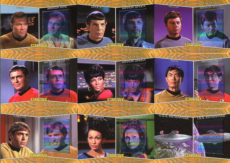 Star Trek TOS The Original Series Heroes Villains Mirror Mirror Chase Card Set M - TvMovieCards.com
