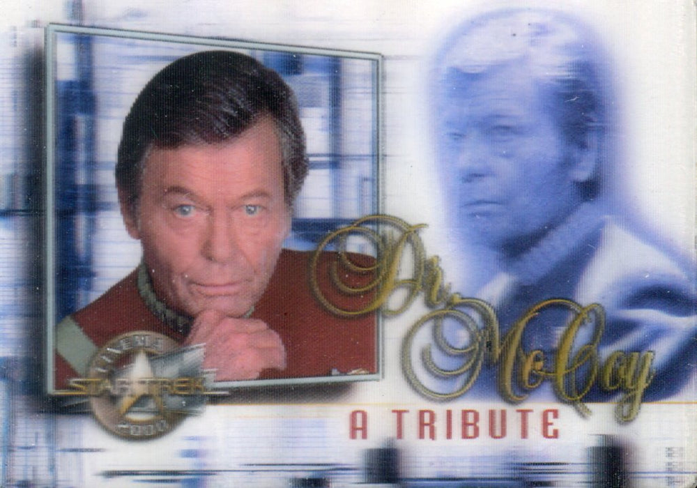 Star Trek Generations Cinema Dr. Leonard McCoy Tribute Lenticular Chase Card M9   - TvMovieCards.com