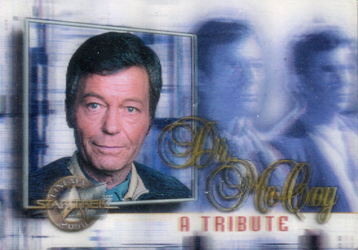 Star Trek Generations Cinema Dr. Leonard McCoy Tribute Lenticular Chase Card M4   - TvMovieCards.com