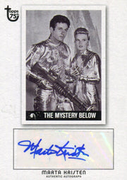 Topps 75th Anniversary Lost in Space Marta Kristen Judy Robinson Autograph Card - TvMovieCards.com