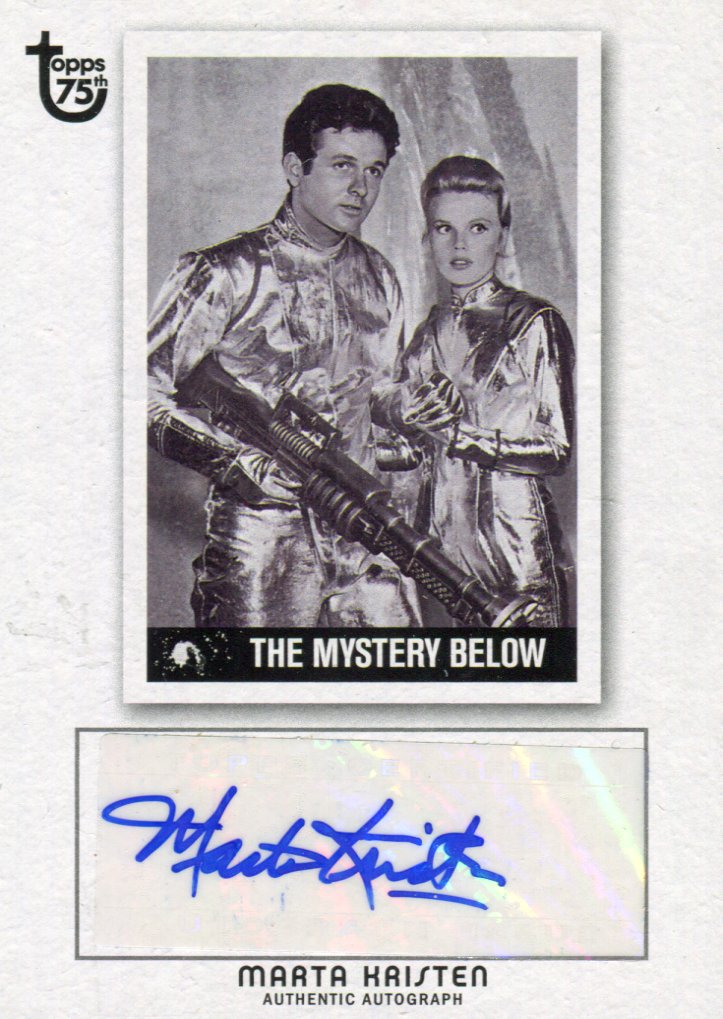 Topps 75th Anniversary Lost in Space Marta Kristen Judy Robinson Autograph Card - TvMovieCards.com