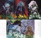 Lady Death All Chromium Series 2 ClearChrome Chase Card Set 5 Cards Krome 1995   - TvMovieCards.com