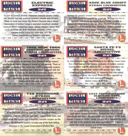 Lionel Legendary Trains Chromium Chase Card Set 6 Cards C1 thru C6   - TvMovieCards.com