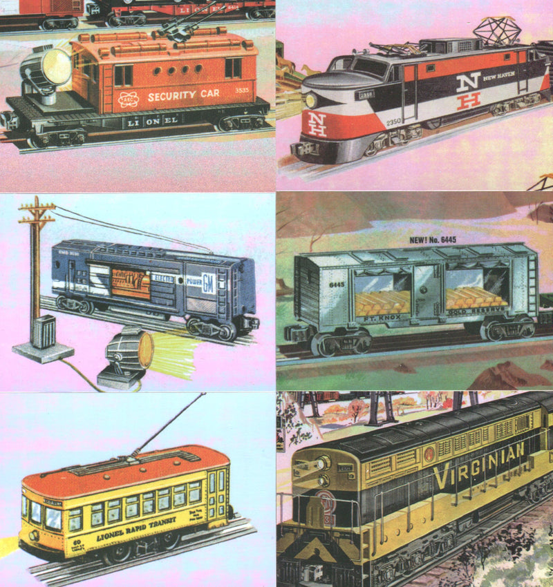 Lionel Greatest Trains Omnichrome Chase Card Set 6 Cards Omni 1 thru Omni 6   - TvMovieCards.com