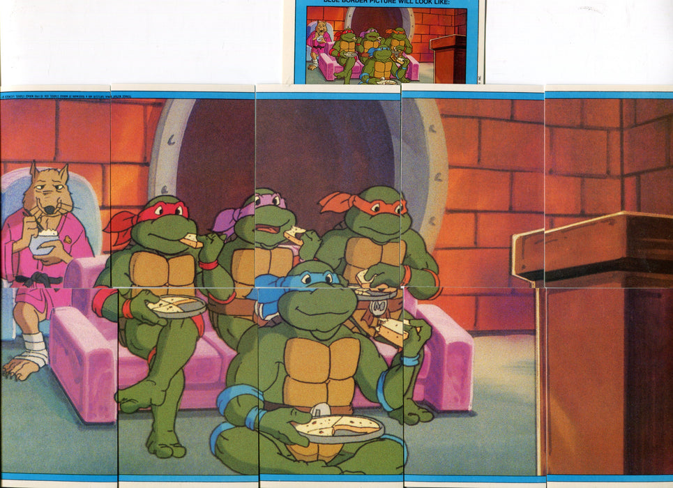 Teenage Mutant Ninja Turtles Cartoon Series 2 Sticker Card Set 11 Sticker Cards   - TvMovieCards.com