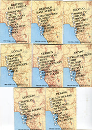 Young Indiana Jones Chronicles Hidden Treasures Fold Out Chase Card Set 8 Cards   - TvMovieCards.com