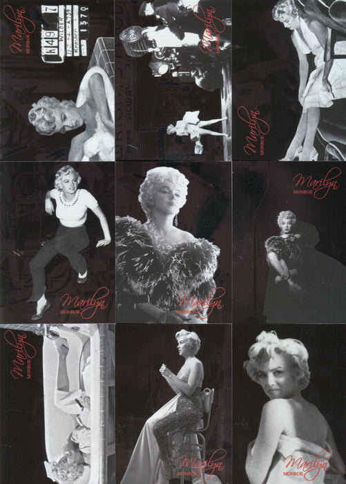 Marilyn Monroe Shaw Family Archive Behind The Scenes Chase Card Set MB1-MB9   - TvMovieCards.com