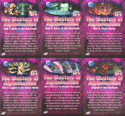 Masters of Japanimation Overfiend Chromium Chase Card Set 6 Cards C1 thru C6   - TvMovieCards.com