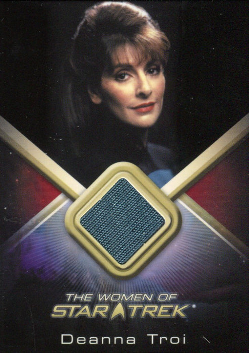 The Women of Star Trek WCC15 Marina Sirtis as Deanna Troi Costume Card   - TvMovieCards.com
