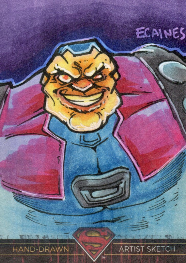 Superman: The Legend 2013 Cryptozoic DC Comics Sketch Card by Erik Caines   - TvMovieCards.com