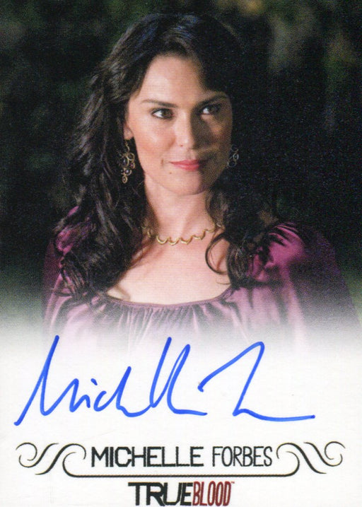 True Blood Archives Michelle Forbes as Maryann Forrester Autograph Card   - TvMovieCards.com