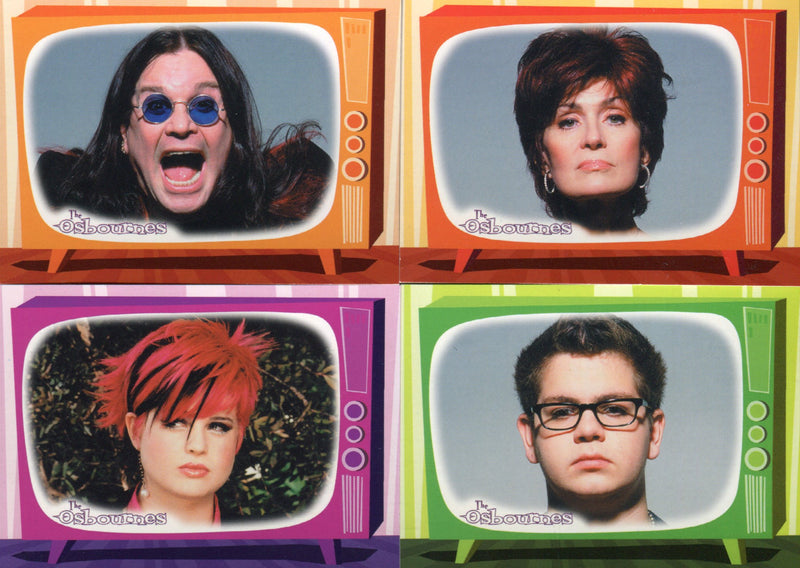 Osbournes Box Loader Chase Card Set BL-1 thru BL-4 Inkworks 2002   - TvMovieCards.com