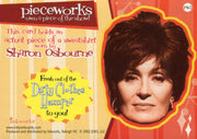 Osbournes Sharon's Sweatshirt Pieceworks Costume Card PW2 Inkworks 2002   - TvMovieCards.com