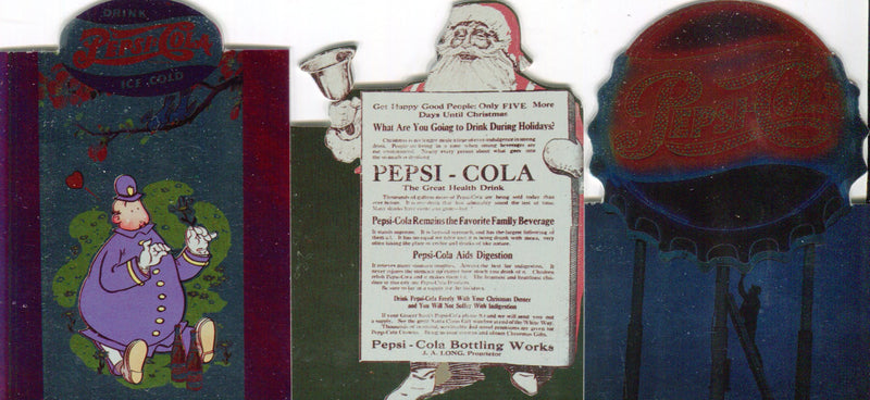Pepsi Premium Die Cut Chase Card Set DC1 - DC3  Dart Flipcards 1996   - TvMovieCards.com