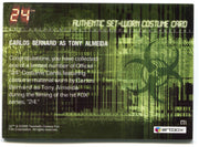 24 Twenty Four Season 5 Carlos Bernard/Tony Almeida Costume Card CT1   - TvMovieCards.com
