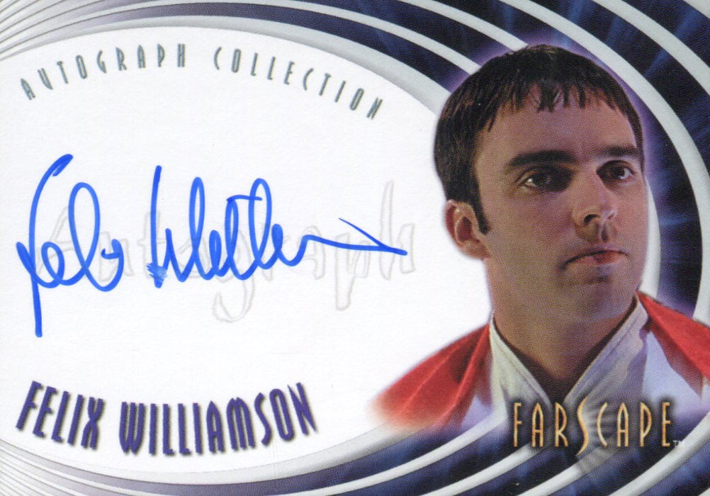 Farscape Through the Wormhole Felix Williamson Autograph Card A42   - TvMovieCards.com