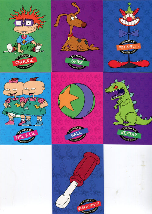 Rugrats Tommy's Favorite Things Chase Card Set TFT1 thru TFT7 Tempo1997   - TvMovieCards.com