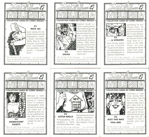 Sachs and Violens Prism Chase Card Set Comic Images 1992   - TvMovieCards.com