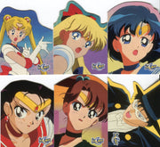 Sailor Moon 1 Die Cut Chase Card Set 6 Cards DC1 thru DC6 Dart Flipcards 1997   - TvMovieCards.com
