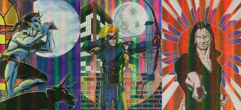 Shi All-Chromium New Crusade Chase Card Set 3 Cards Comic Images 1995   - TvMovieCards.com