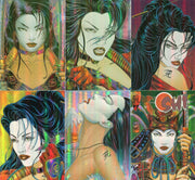 Shi All-Chromium Magnachrome Chase Card M1 thru M6 Cards Comic Images 1995   - TvMovieCards.com