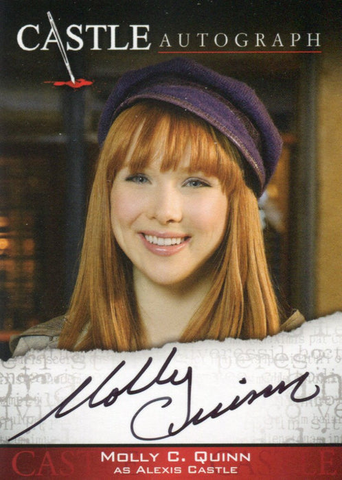 Castle Seasons 3 & 4 Molly C. Quinn Autograph Card A02   - TvMovieCards.com