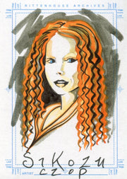 Farscape Season 4 Artist John Czop Autograph Sketch Card Sikozu   - TvMovieCards.com