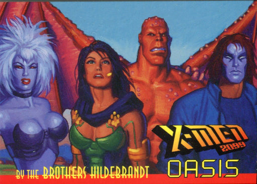 X-Men 2099 Oasis Bonus Promo Card Artwork by Greg & Tim Hildebrandt 1997   - TvMovieCards.com
