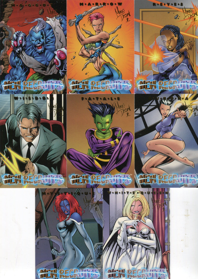 Marvel Premium X-Men '97 Timelines New Recruit (8) Chase Card Set Fleer/Skybox   - TvMovieCards.com