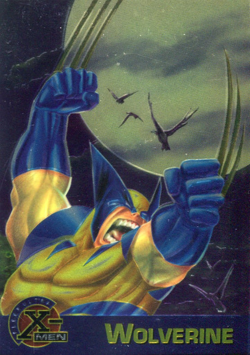 Marvel X-Men 1995 All Chromium Promo Card Wolverine Fleer   - TvMovieCards.com