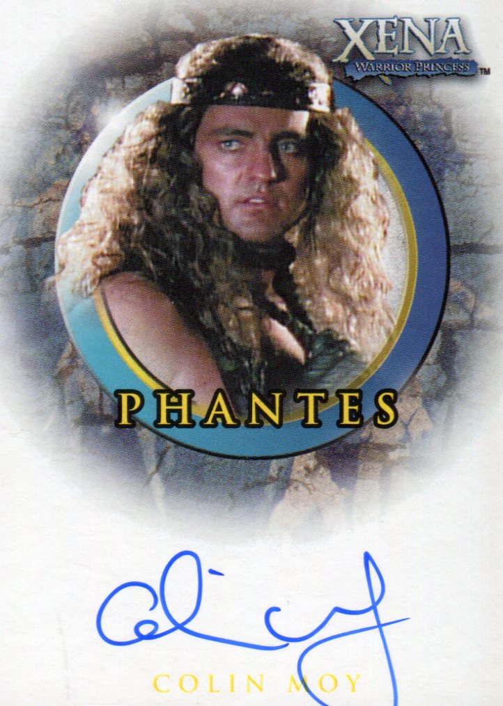 Xena The Quotable Xena Colin Moy as Phantes Autograph Card A42   - TvMovieCards.com