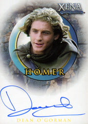 Xena The Quotable Xena Dean O'Gorman as Homer Autograph Card A45   - TvMovieCards.com