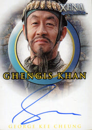 Xena The Quotable Xena George Kee Cheung as Ghengis Kahn Autograph Card A49   - TvMovieCards.com