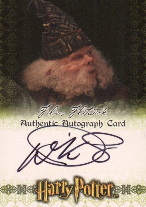 The World of Harry Potter 3D Warwick Davis as Filius Flitwick Autograph Card   - TvMovieCards.com