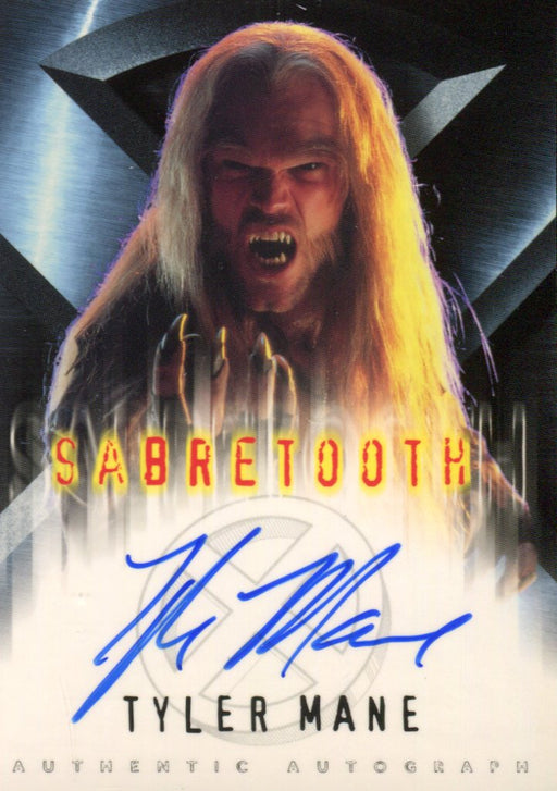 X-Men The Movie Tyler Mane as Sabretooth Autograph Card Topps 2000   - TvMovieCards.com