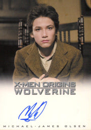 X-Men Origins: Wolverine Autograph Card Michael-James Olsen as Young Victor   - TvMovieCards.com