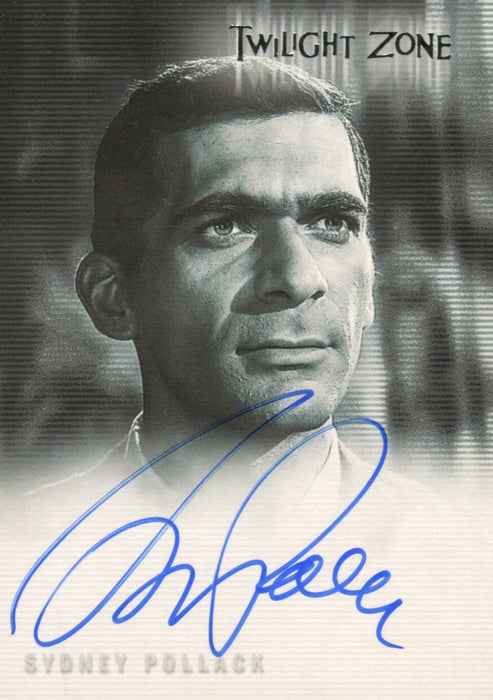 Twilight Zone 4 Science and Superstition Sydney Pollack Autograph Card A-73   - TvMovieCards.com
