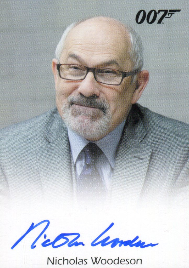 James Bond Archives 2015 Edition Nicholas Woodeson Autograph Card   - TvMovieCards.com