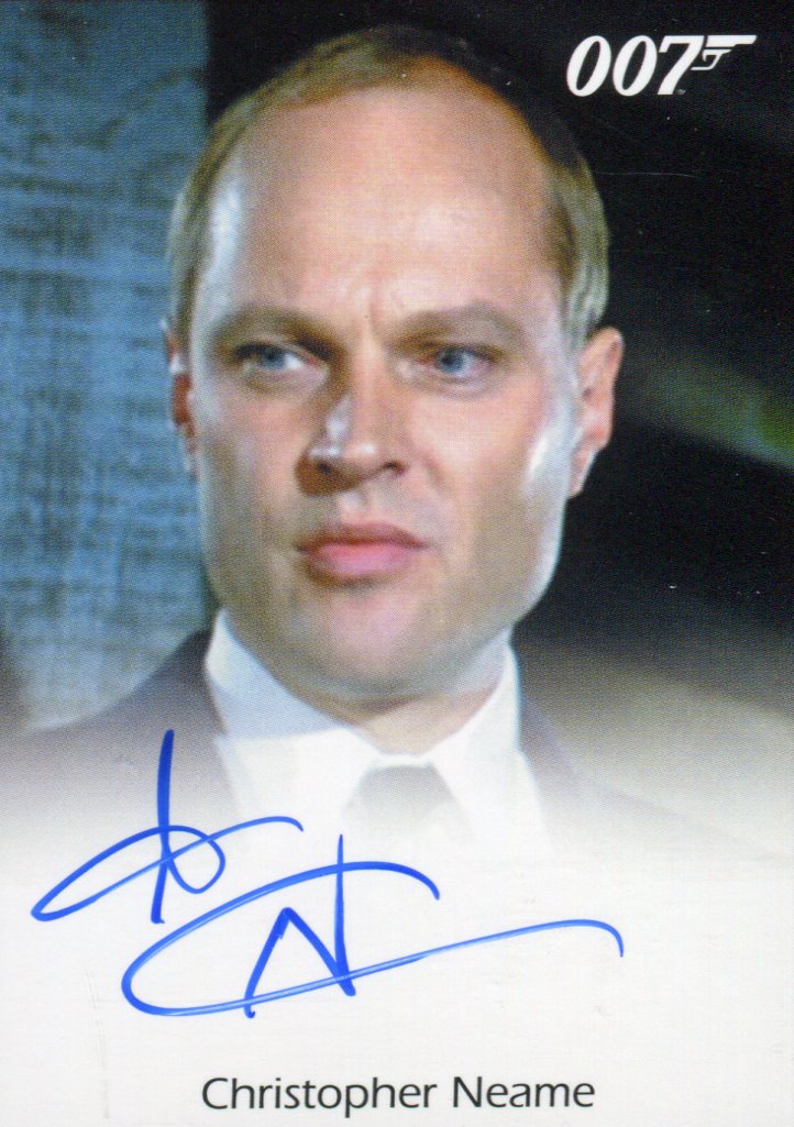 James Bond Archives Final Edition 2017 Christopher Neame Autograph Card   - TvMovieCards.com