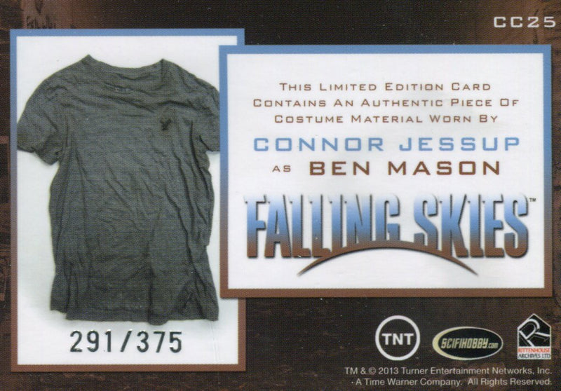 Falling Skies Season 2 Premium Pack Ben Mason Costume Card CC25 #291/375   - TvMovieCards.com