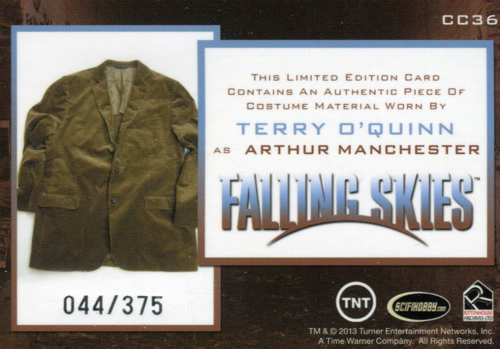 Falling Skies Season 2 Premium Pack Arthur Manchester Costume Card CC36 #044/375   - TvMovieCards.com