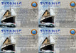 Titanic Historical Facts Bonus Cards Chase Card Set 4 Cards Dart Flipcards 1998   - TvMovieCards.com