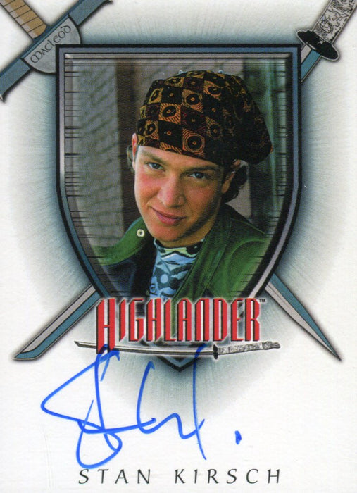 Highlander Complete Stan Kirsch as Richie Ryan Autograph Card A3   - TvMovieCards.com