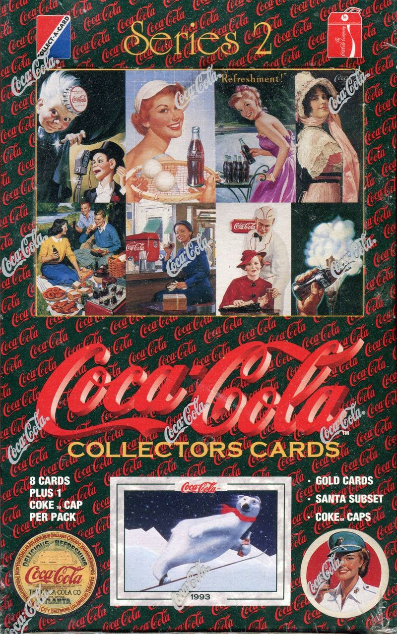 Coca Cola Coke Series Two Card Box 36 Packs Collect-a-Card 1994   - TvMovieCards.com
