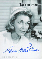 Twilight Zone 3 Shadows and Substance Nan Martin Autograph Card A-46 A46   - TvMovieCards.com