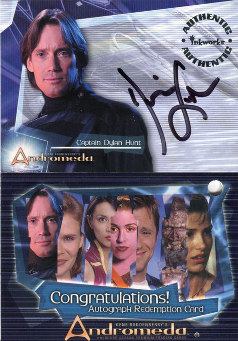 Andromeda Season 1 Kevin Sorbo Redemption Card and Autograph Card A1   - TvMovieCards.com