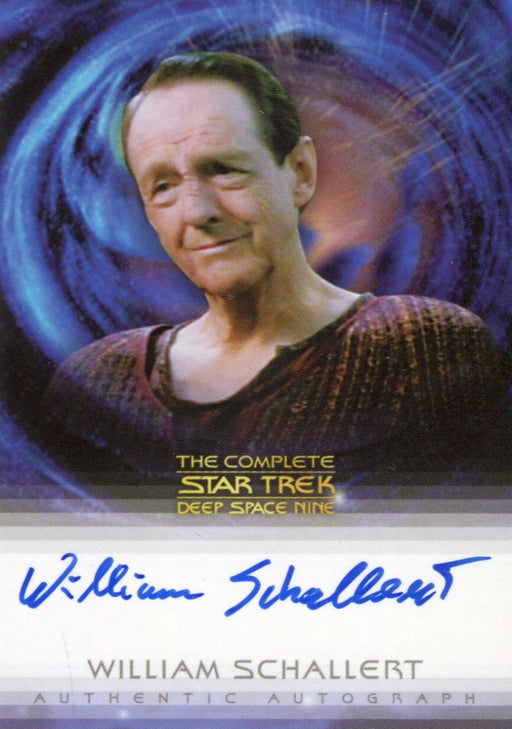 Star Trek Complete Deep Space Nine DS9 William Schallert A23 Autograph Card   - TvMovieCards.com