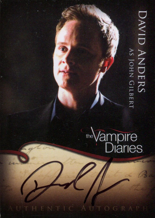 Vampire Diaries Season One David Anders as John Gilbert Autograph Card A13   - TvMovieCards.com